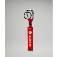 Keychains Lululemon Silicone Keychain - Grenadine Red/White