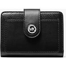 Michael Kors MK Mercer Small Leather Wallet - Black - - ONE