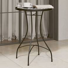 White Outdoor Bistro Tables vidaXL black, 50 Mosaic Bistro