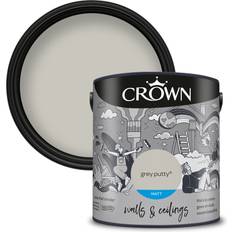 Paint Crown Grey Putty Matt Not Specified Wall Paint 2.5L