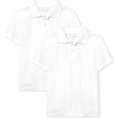 The Children's Place Boy's Uniform Pique Polo 2-pack - White