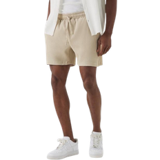 Men - Ribbed Pants & Shorts boohooMAN Drawstring Shorts - Stone