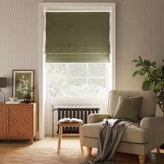 Dunelm Luna Olive Blackout Roman 61x200cm