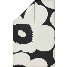 Marimekko Iso Unikko Dynebetræk Sort, Beige (240x220cm)