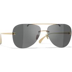 Solglasögon Chanel Pilot Sunglasses C395S4 - Gold