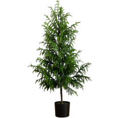 Christmas Trees Nearly Natural Natural Artificial Norfolk Pine 5 Foot Christmas Tree