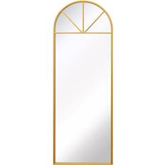 Dibor Vintage Style Gold Bedroom, Hallway Rounded Arch Wall Mirror