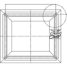 Vitvarutillbehör Electrolux Magnetisk tätning till kylskåpsdörr 2084759105