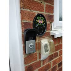 Kimilar Best ring video doorbell 3 angle wedge & rain shield 10, 15, 20, 25 degrees