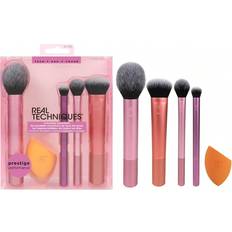 Shein Piece Everyday Essentials Makeup Brush Set Includes Brushes Makeup Sponge For Foundation Blush Bronzer Contour Eyeshadow Powder Travel Gift Set
