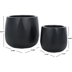 Pots, Plants & Cultivation Safavieh Outdoor Living Kane Planter Pot [SET