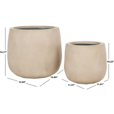 Pots, Plants & Cultivation Safavieh Outdoor Living Kane Planter Pot [SET