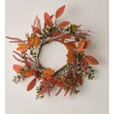 Interior Details Autumn Maple Leaf Wreath Decoration