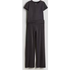 Girls Pyjamases H&M Girls Grey Cotton jersey pyjamas 12-14Y