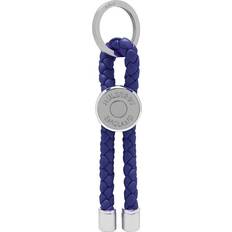 Wallets & Key Holders Mulberry cobalt blue braided loop keyring