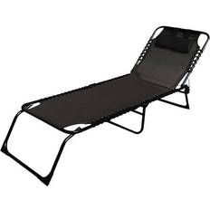 Black Sun Beds Marbueno Casual Black Marbueno Sun Lounger 190 x 27 x 58 cm