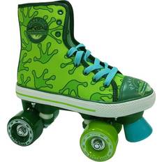 Patines de ruedas KRF Patines Park City Canvas Quad verde infantil Yellow