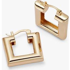 Daisy London Mini Chunny Square Hoop Earrings
