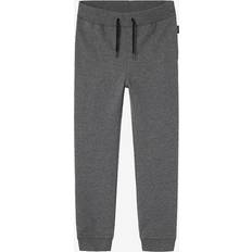 Name It Brushed Sweat Pants - Dark Grey Melange (13153665)