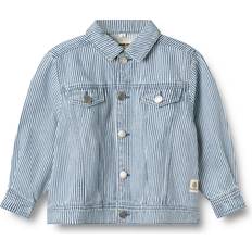 Randiga Ytterkläder Wheat Denim Jakke Vive Stl 116 cm - Ink Stripe