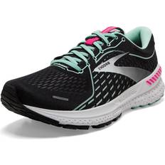 Brooks Women's Adrenaline GTS 21 Running Shoe Black/Pink/Yucca