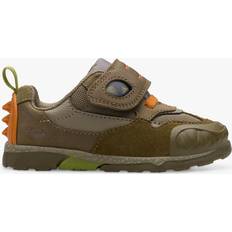 Clarks Trainers Children's Shoes Clarks Kids' Steggy Trainers, Khaki