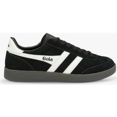 Gola Viper Suede Trainers, Black/White/Dark Gum