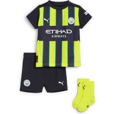 Bambino Divise da calcio Puma Kit Away Manchester City FC 2024/25 Neonati, Navy 9-12M