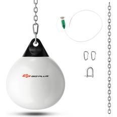 Costway Water Punching Bag with Water Injector and Hanging Accessories-White