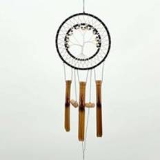 Garden Ornament Garden Ornaments Minster Stylish Living 30cm Black Dream Catcher Windchime
