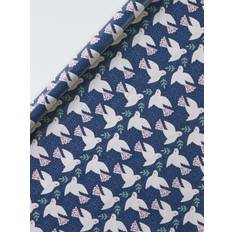 Blue Gift Wrapping Papers John Lewis Dove with Misletoe Gift Wrapping Paper, 4m, Blue