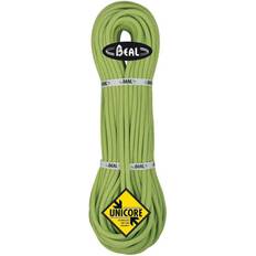 Green Climbing Ropes Beal Stinger Dry Cover 9.4 Mm Rope Green