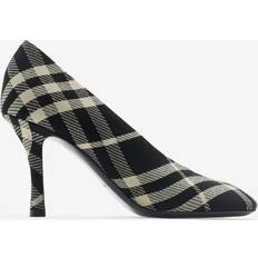 Burberry Heels & Pumps Burberry Check Cotton Blend Baby Pumps