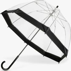 Totes ECO-BRELLA Clear PVC Dome Umbrella, Black