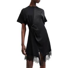 Organic Dresses AllSaints Lana Organic Cotton Lace Dress, Black