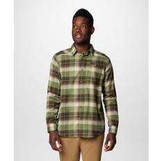 Green - Men Shirts Columbia Sportswear Cornell Woods Flannel Long Sleeve Shirt