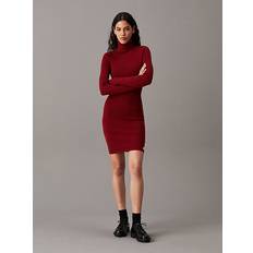 Calvin Klein XXL Dresses Calvin Klein Slim Ribbed Cotton Jumper Dress