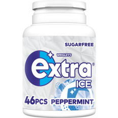 Extra ice peppermint sugarfree chewing gum bottle
