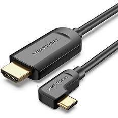 Vention USB C to HDMI Cable 1.5m 90 Degree 4K@60Hz, Type C