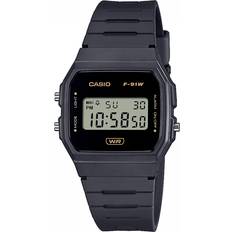 Casio Montre Mixte Vintage F-91WB-8AEF Bracelet Résine Noir
