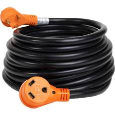 Orange Extension Cords Sold by: TechnoRV, TechnoRV 30-Amp RV Extension Cord 25 ft LED Power Indicator Orange