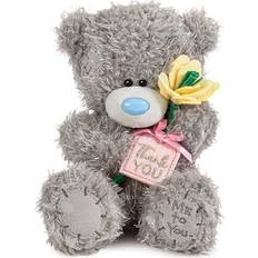 Tatty Teddy 'Thank Plush Bear On Gift Plinth 15cm High Official Collection