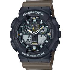 Casio G-Shock GA-100TU-1A3ER Herr 51 mm Analogt Mineralglas Black 28 mm