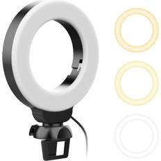 Mini 4 Inch LED Ring Light Clip-On