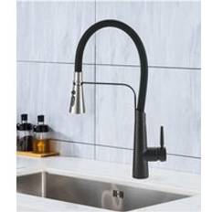 Living and Home Flexible Silicone Pull-Down Kitchen Faucet