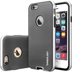 Bumper Frame Skal till Apple iPhone 6S Plus Mesh Silver TheMobileStore iPhone 6S Plus tillbehör