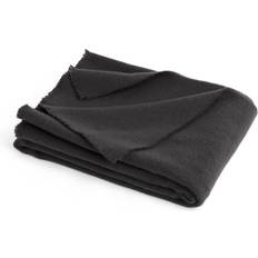 Lana Coperte Hay Mono Throw 130 x 180 cm - Charcoal Coperta Nero, Grigio (180.1x130cm)