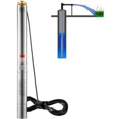 Brunn pump VEVOR Dränkbar pump med djup brunn i rostfritt stål Vattenpump 1100W 7,1 m³/h 105 m