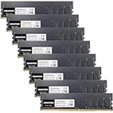 Gigastone 【DDR4 RAM】 64 GB Kit 8 x 8 GB DDR4 2666MHz 2 400 MHz eller 2133 MHz PC4-21300PC4-19200/17000 CL19 1,2 V UDIMM 288 stift icke-ECC obuffrad PC stationär dator stationär dator