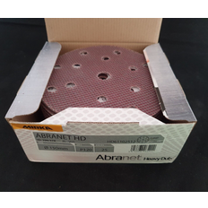 Mirka abranet hd heavy duty sanding discs 150mm 6" grit 120 15h box 25